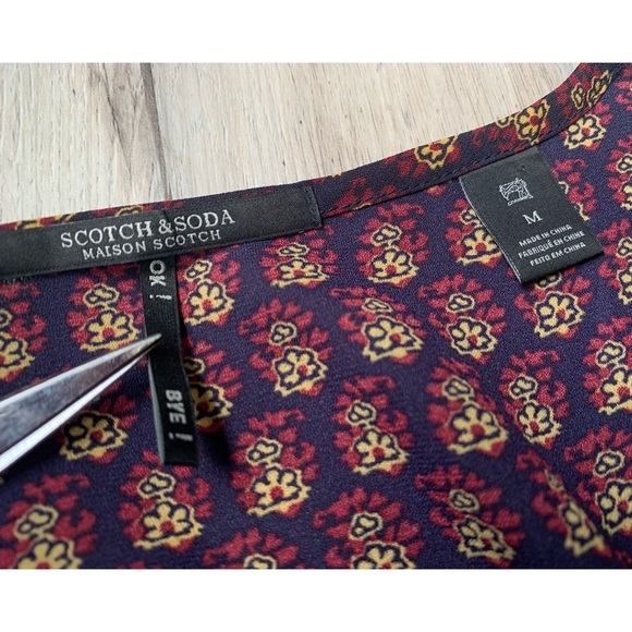 Scotch & Soda : printed blouse - Picture 8 of 11